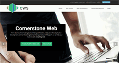 Desktop Screenshot of cornerstoneweb.com